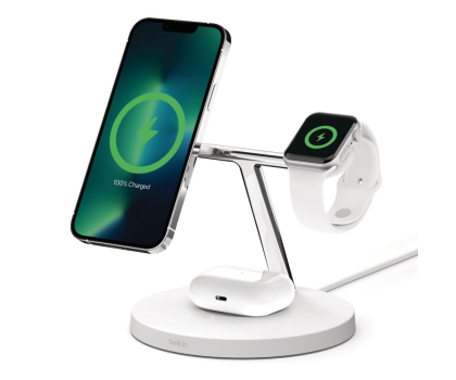 Ładowarka i akumulator Belkin Ładowarka indukcyjna BOOST CHARGE PRO 3w1 MagSafe